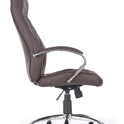 Puikus fotelis su reguliuojamu atlošu ir minkšta eko oda