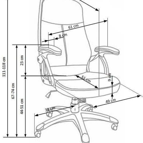 Ergonominė juoda sofa su perforuota eko oda
