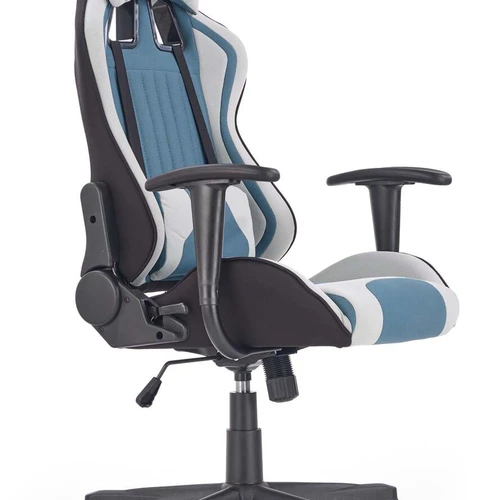 Ergonomiškas kėdės stalas su TILT mechanizmu ir šviesiai pilku atlošu