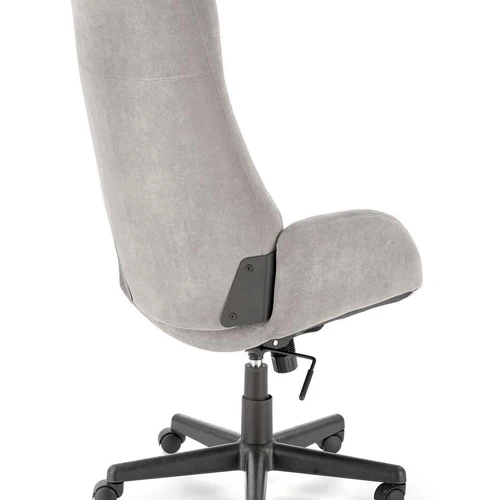 Ergonomiška kėdė su TILT mechanizmu, minkšta pilka danga