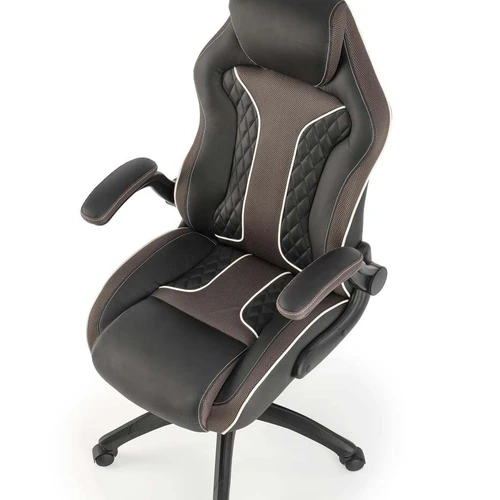 Patogios kėdės iš membraninio audinio juodos ir pilkos spalvos