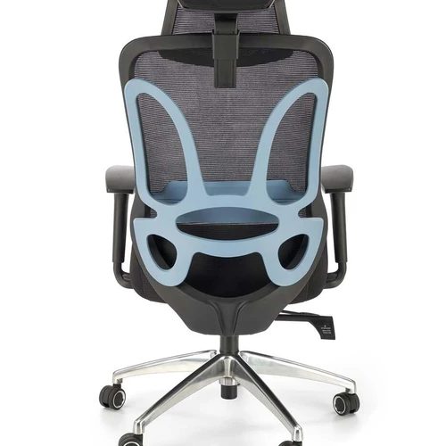 Ergonomiškas kėdės modelis su sinchroniniu mechanizmu ir reguliuojamomis atramomis