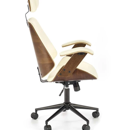 Stilinga kėdė riešuto arba kremo spalva