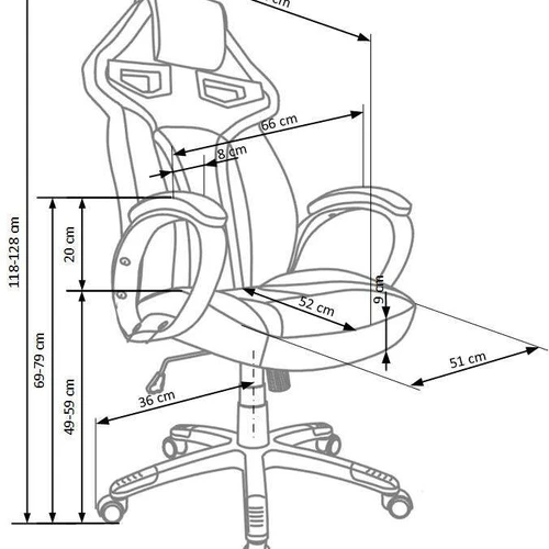 Ergonomiška TILT kėdė su membraniniu audiniu ir reguliuojamu aukščiu