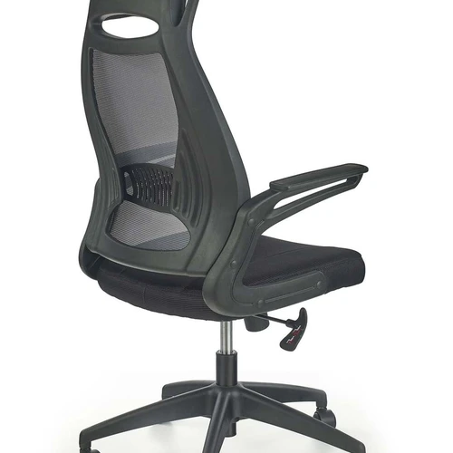 Juodos ir pilkos spalvos TILT mechanizmas su membraniniu audiniu ir tinkleliu