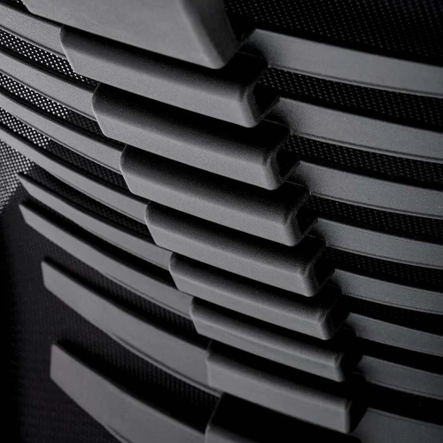 Ergonomiški kėdės su TILT mechanizmu ir juodu audiniu