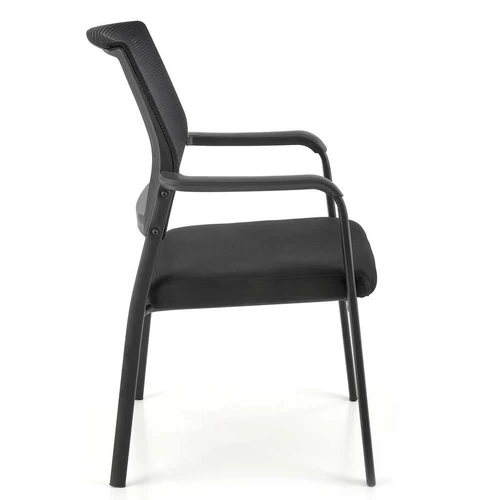 Ergonomiška kėdės pagalvė su membraniniu audiniu, juoda