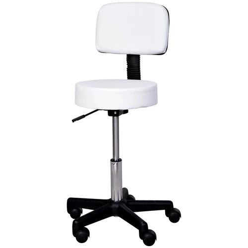Biuro kėdė Homcom 35x35x84cm., baltos/juodos spalvos