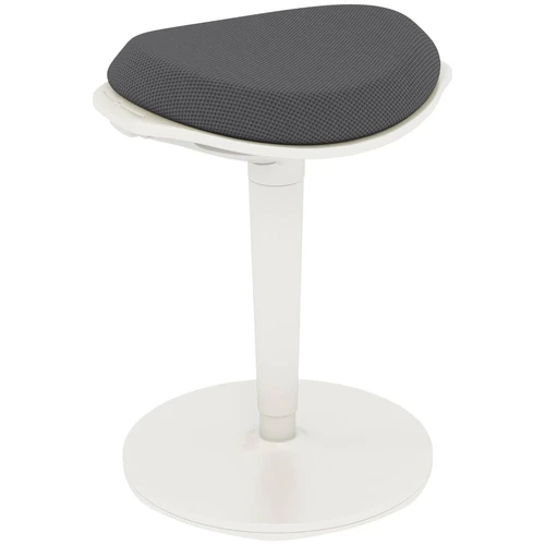 Biuro kėdė Homcom 41x35x71,5cm., baltos/pilkos spalvos