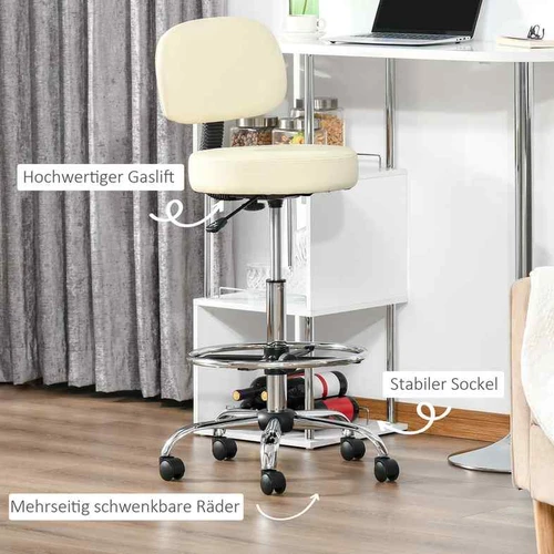 Besisukanti baro kėdė 360° su ratukais