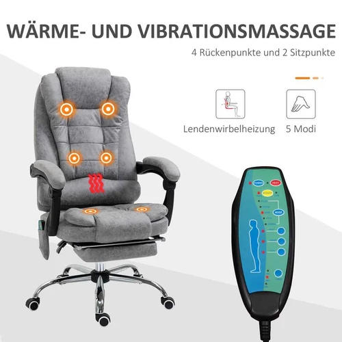 Masažinė kėdė 6 vibracijos taškai