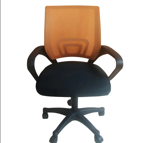 Biuro kėdė Moris, juoda/oranžinė