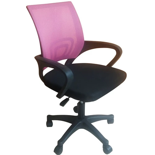 Biuro kėdė Moris, juoda/rožinė