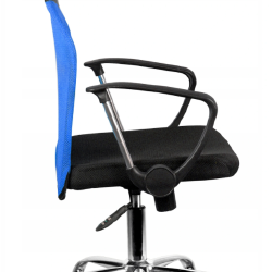 Patvari kėdė su tinklinio audinio atlošu ir pasipriešinimo reguliavimu