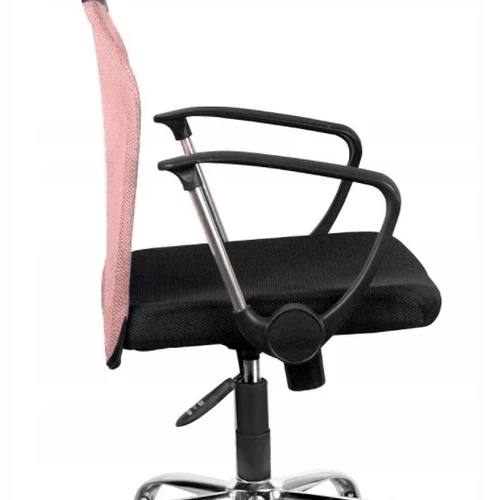 Biuro kėdė su porankiais ir plastikiniais ratukais