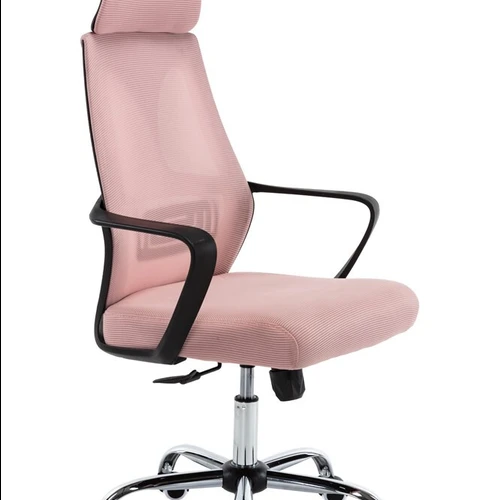 Mėlyna ir juoda ergonomiška kėdė su patogia sėdyne