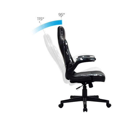 Patogi sėdynė su siūbavimo funkcija ir PU porankiais