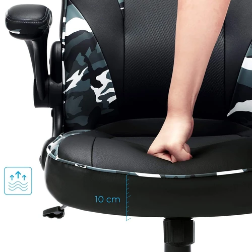 Ergonomiška biuro kėdė su reguliuojamu aukščiu ir atlošu