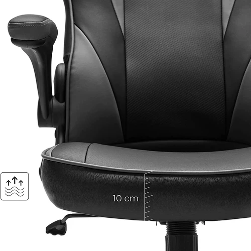 Moderni biuro kėdė su ergonomišku dizainu ir patogia sėdyne