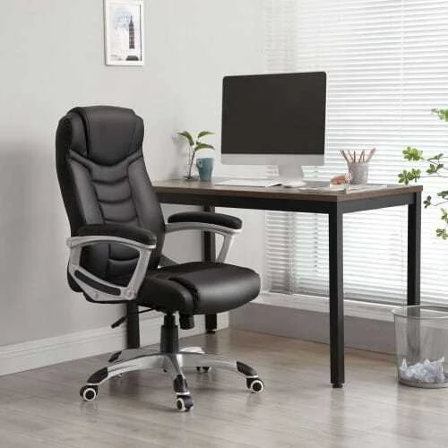 Biuro kėdė su 70 cm pagrindu ir porankiais