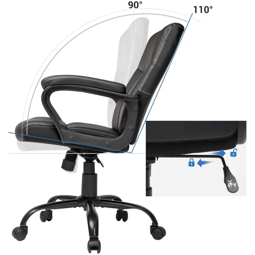 Biuro kėdė su nailoniniu pagrindu ir plienine konstrukcija