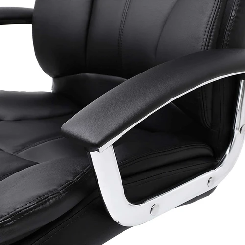 Stilinga kėdė iš sintetinės odos ir kempinės