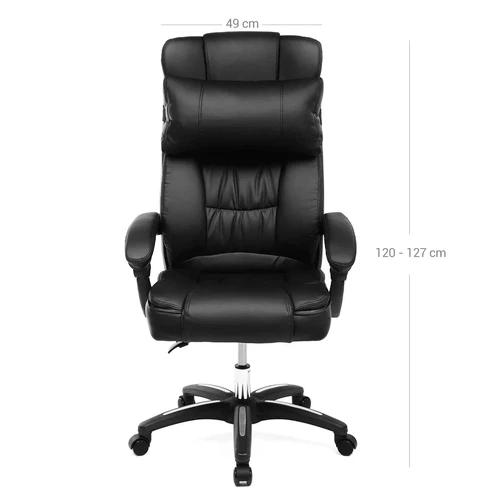 Ergonomiška kėdė su PU ratukais ir 70 cm žvaigždės pagrindu