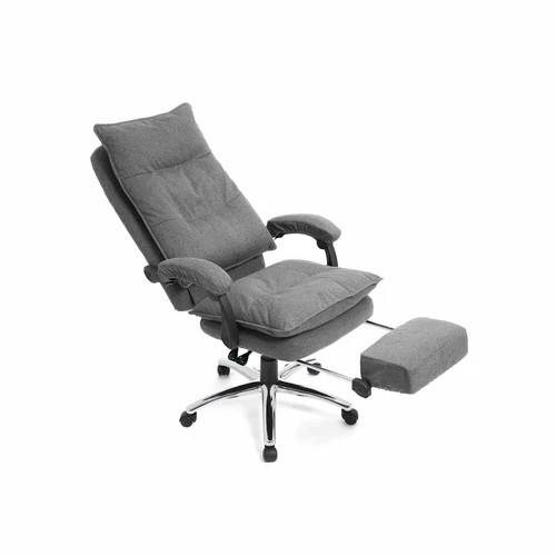 Aukštos kokybės kėdė su plieniniu pagrindu ir netriukšmingais ratais