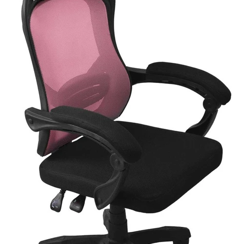 Biuro kėdė Oscar, juoda/rožinė