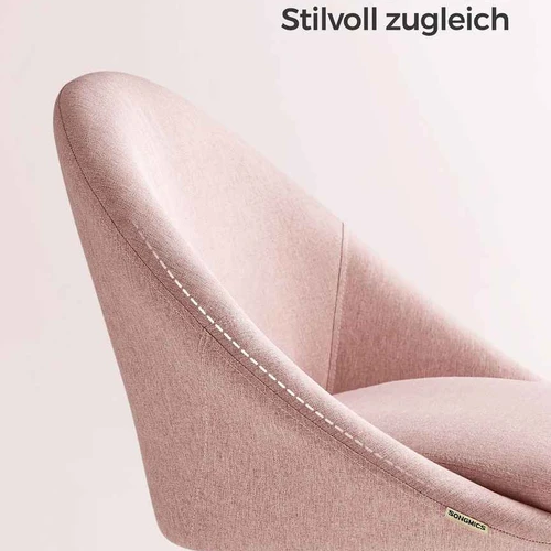 Biuro kėdė, rožinės/baltos spalvos - Darbo kėdės