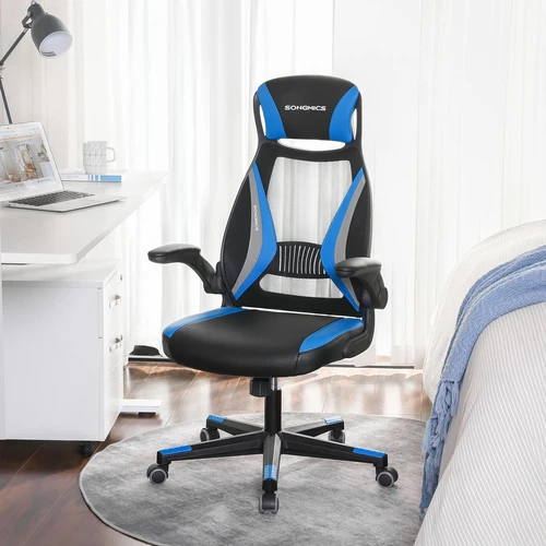 Ideali kėdė ilgam sėdėjimui su medžiaginiu viršumi