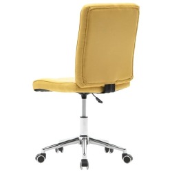 Biuro kėdės, 4vnt., geltonos spalvos, audinys - Darbo kėdės