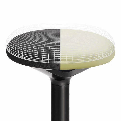 Saugi ir patogi biuro kėdė su apsauga nuo grindų subraižymų