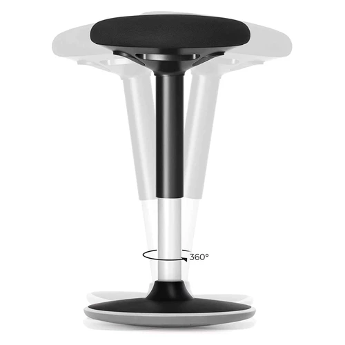 Biuro taburetė su automatinio grąžinimo cilindru ir tvirtu pagrindu