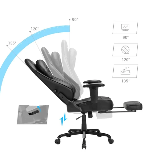 Patogi žaidimų kėdė iki 150 kg – idealus pasirinkimas žaidėjams