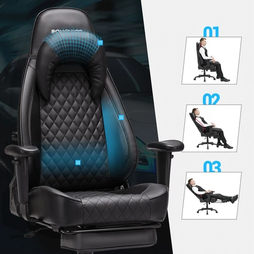 Išbandyta kokybė: SGS BIFMA sertifikuota žaidimų kėdė