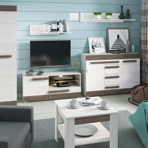 Stilinga spintelė su MDF dekoru ir ABS apdaila