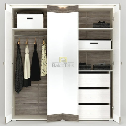 Aukštos kokybės LMDP spinta su ABS apdaila