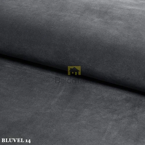 Minkšta pilka sofa BL14 su metalinėmis kojelėmis ir 100 kg apkrova