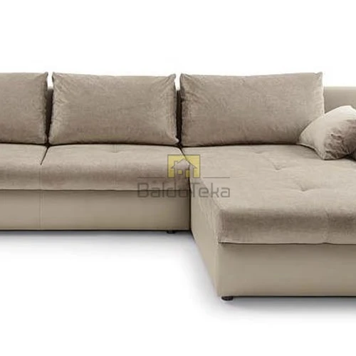 Plati miegamoji dalis ir erdvi patalynės dėžė