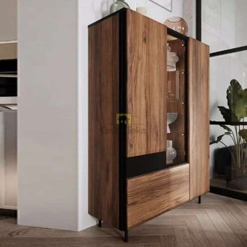 Kompaktiška spintelė su tylaus uždarymo sistema ir moderniu dizainu