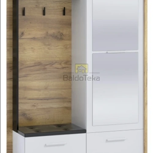 Tvarkinga juoda lova su plona plokšte ir spalvos pasirinkimo galimybe