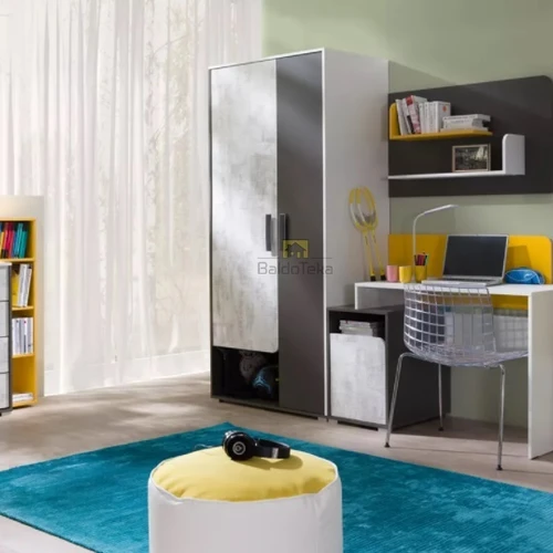 Ergonominė spinta 100x60x22 cm, LMDP medžiaga