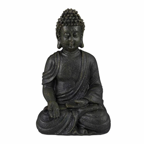 Budos figūrėlė Relaxdays, meditacijos pozoje, 18 × 10 × 8 cm