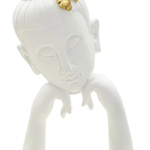 Budos galvos dekoracija Mauro Ferretti Buddha B, 21,5 × 36 × 13 cm