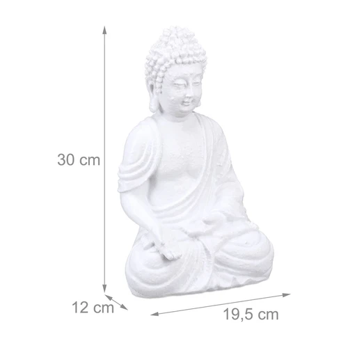 Budos sodo figūra Relaxdays 10039824.0, Balta, 19,5 × 30 × 12 cm - Dekoracijos