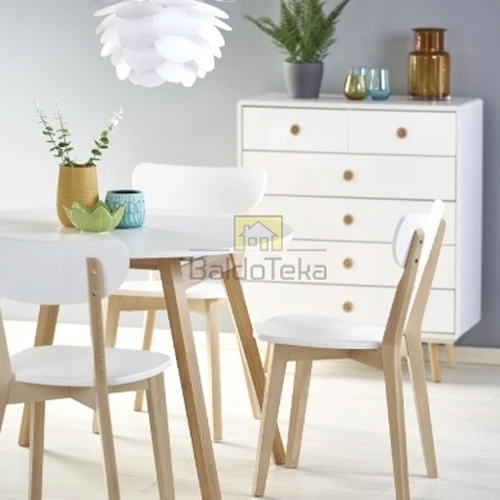 Stilinga balta knygų spinta su dideliu apkrovos pajėgumu