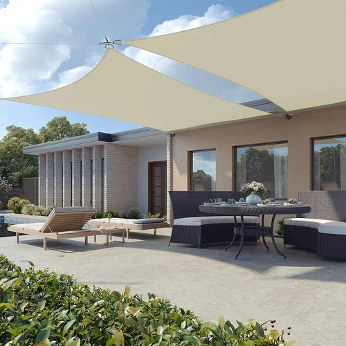 Smėlio spalvos HDPE brezentas su 20° nuolydžiu