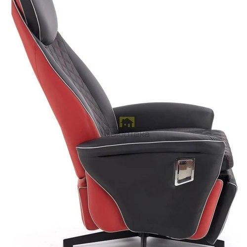 Ekologiški baldai su moderniu juodos ir raudonos spalvos deriniu