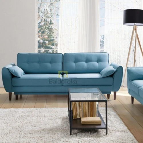 Minkšta sofa lova su gobelenų ir ekoodų pasirinkimu
